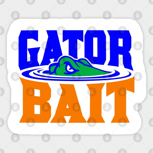 Gator Bait! Sticker by humbulb